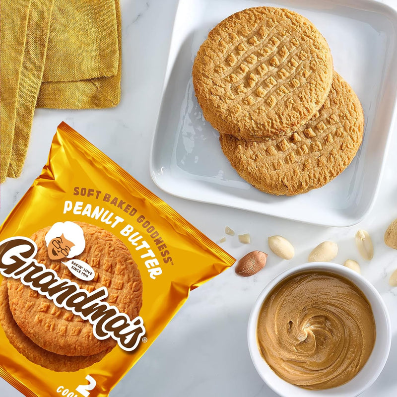 Grandma's Peanut Butter Cookies, 2.5 Ounce (Pack of 60)